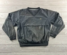 Weatherproof Golf Jacket Packable Pullover Removable Sleeve's Black Men's