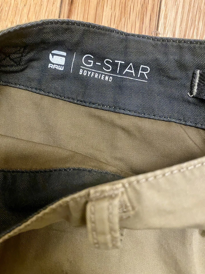 Pantalones cortos cargo para mujer G Star Boyfriend talla 27 Foto 3 de 4
