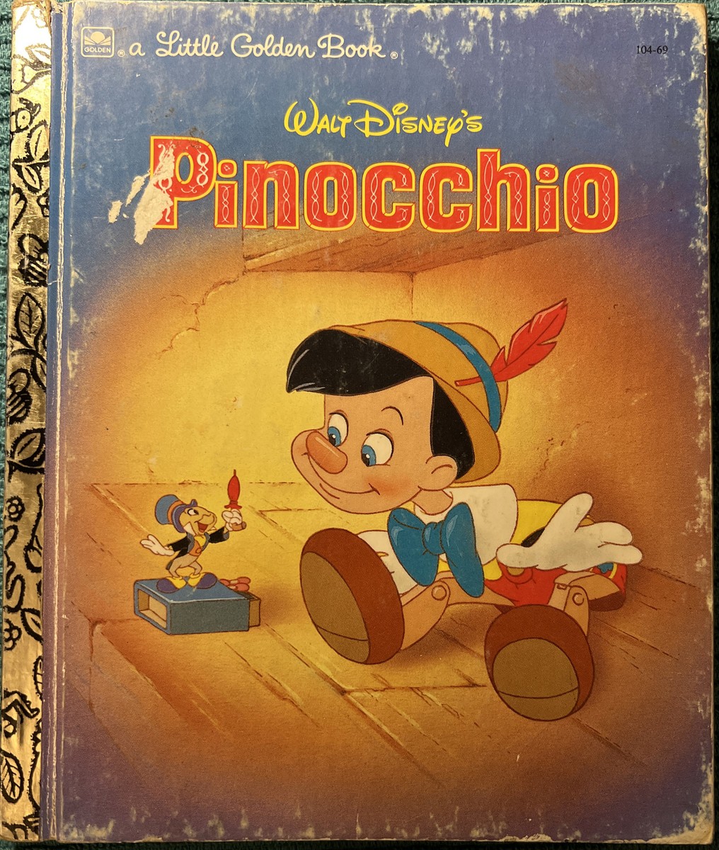 Vintage A Little Golden Book: Disney's Pinocchio 1990 104-69 #20