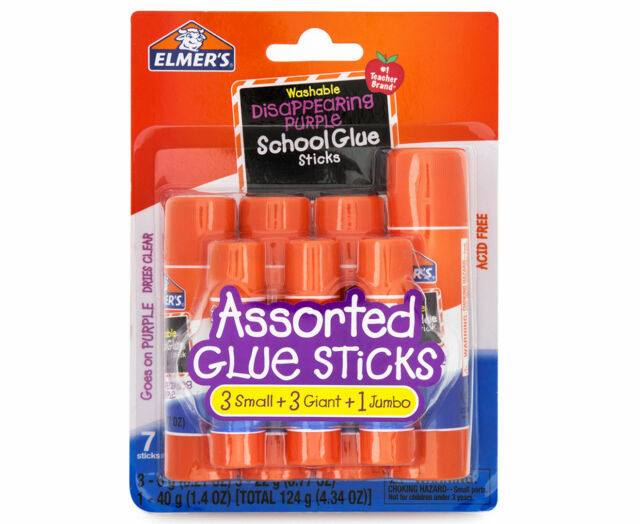 Elmer's Assorted Glue Sticks 3small 3 Giant 1 Jumbo for sale online eBay