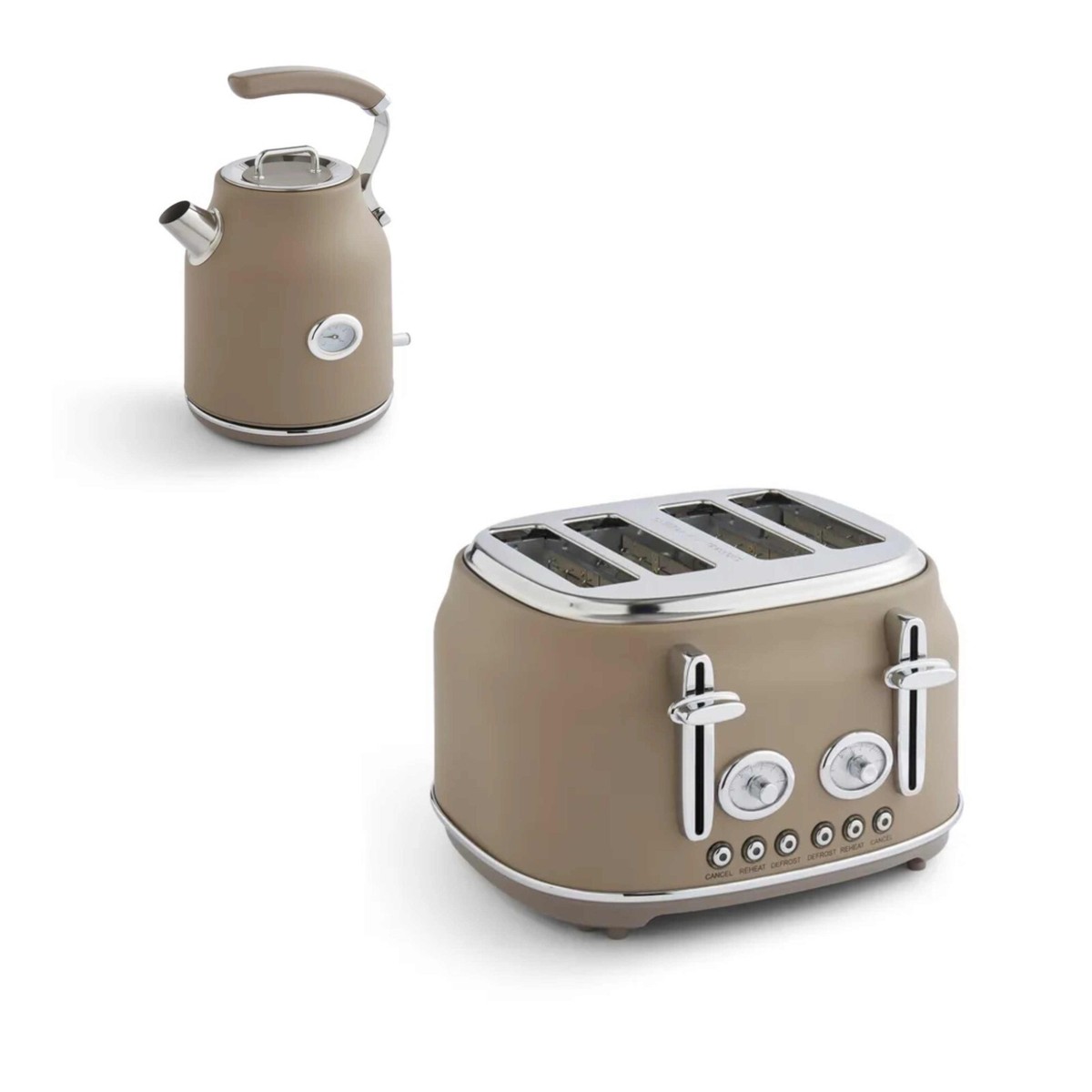 Best Kettle And Toaster Set 2021 Retro Matt Mole Kitchen Set Slice