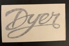 Dyer Harp Guitar Sticker / Decal