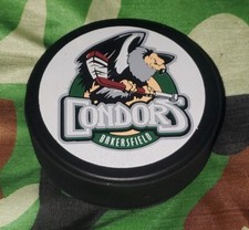 BAKERSFIELD CONDORS OFFICIAL HOCKEY PUCK MADE IN CANADA 🇨🇦 LINDSAY MFG.