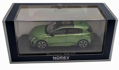Peugeot 308 Gt De 2021 Verde Olivino Coche de Colección NOREV 1/43 - Imagen 3 de 3