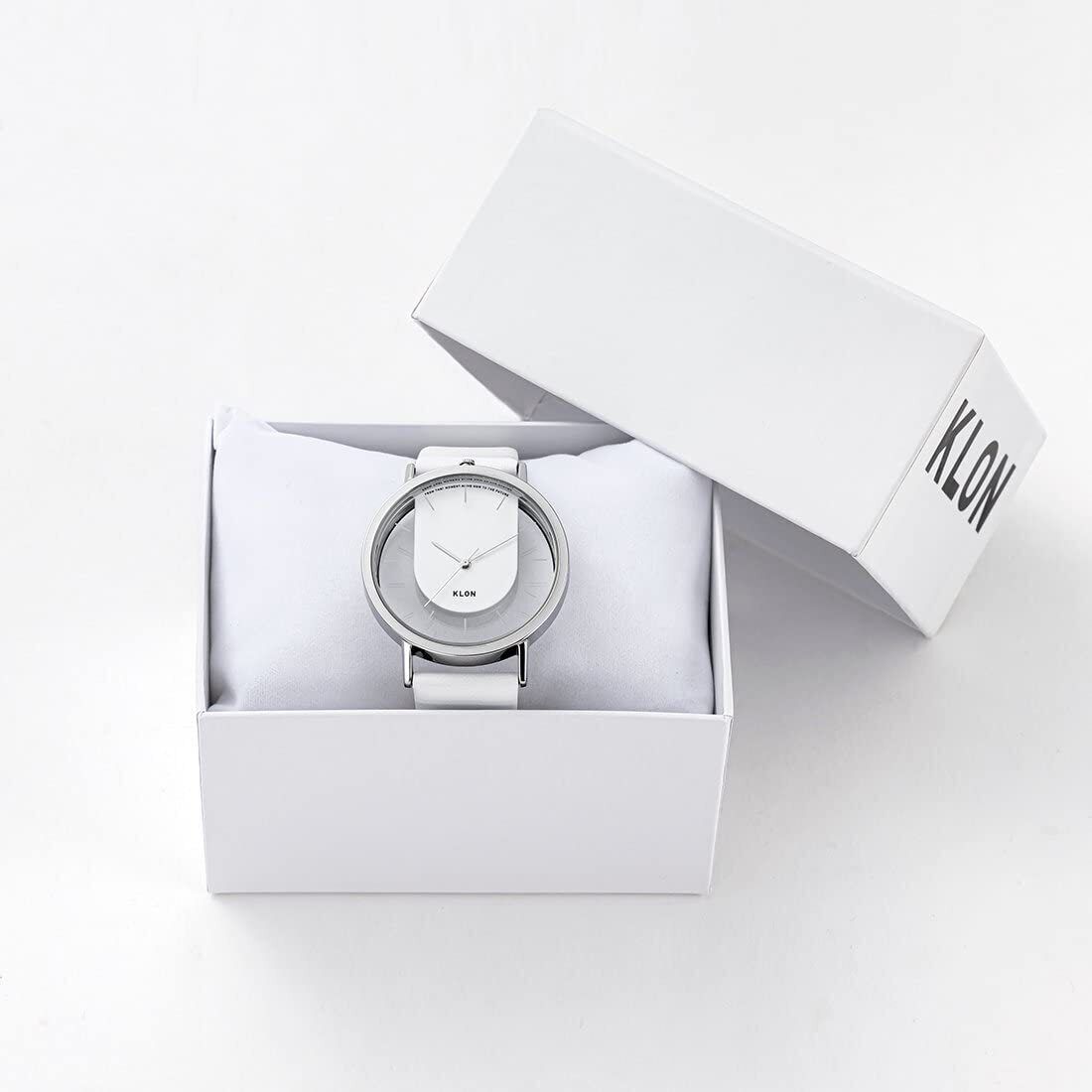 KLON Invisible Relation White 40mm Skeleton Watch Stylish KLON Invisible Relation White 40mm Skeleton Watch Stylish
