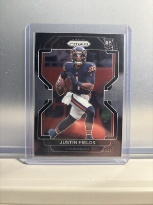 2021 Panini Chronicles - Prizm Black #PB-3 Justin Fields (RC)