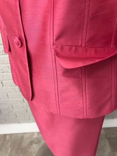 Tahari ASL LUXE Women Pink Skirt Suit Size 20W - Picture 6 of 10