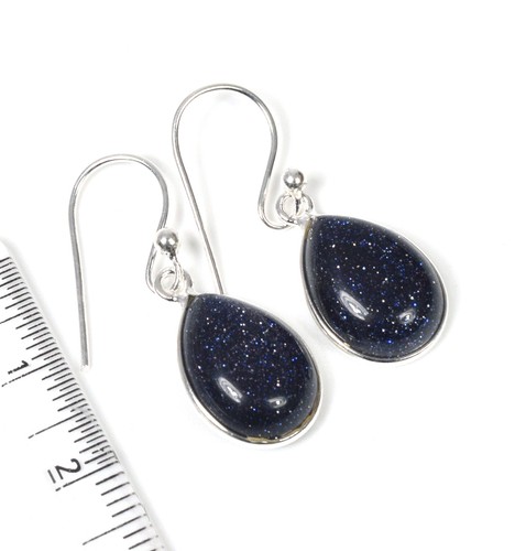 925 Solid Sterling Silver Green Onyx,Garnet Multi Stone Hook Earring Ji760 - Picture 74 of 81