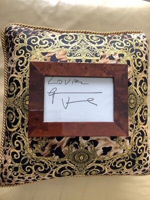 Original Love Gianni Versace Signature Autograph Framed | eBay