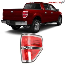 Passenger Brake Light Tail Lamp For Ford F150 F-150 2009-14 Red Lens Black Trim