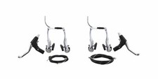 ALTALINE ALLOY FRONT OR REAR 110MM LONG V-BRAKE W/LEVER 408 CHROME.