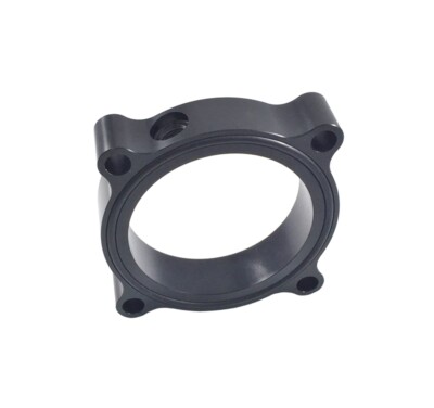Torque Solution Throttle Body Spacer Black Fits VW / Audi 2.0T FSI TSI
