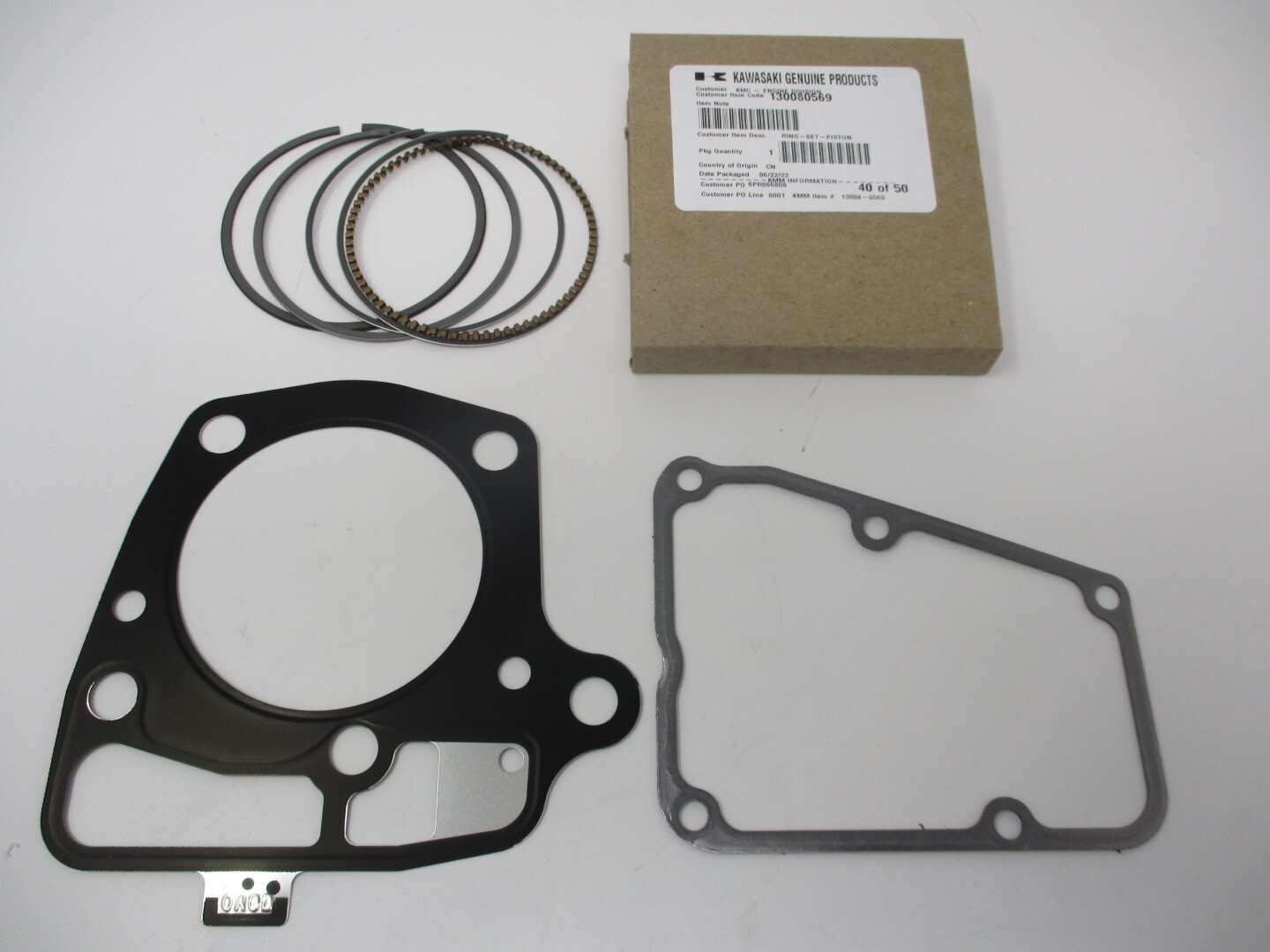 Kit 10 Guarnizioni Testa Per Kawasaki 11004-7026 E 11004-0762 - Partscollect Con Garanzia 6 Mesi