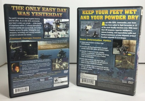 Sony Playstation 2 PS2 SOCOM I & II U.S. Navy Seals TESTED No Manual Fast Free S - Picture 5 of 6