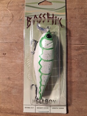 BassHik 3.5'' HellBoy 1/2 Oz Topwater Fishing Lure CASH MONEY Color Dives 0'-3'