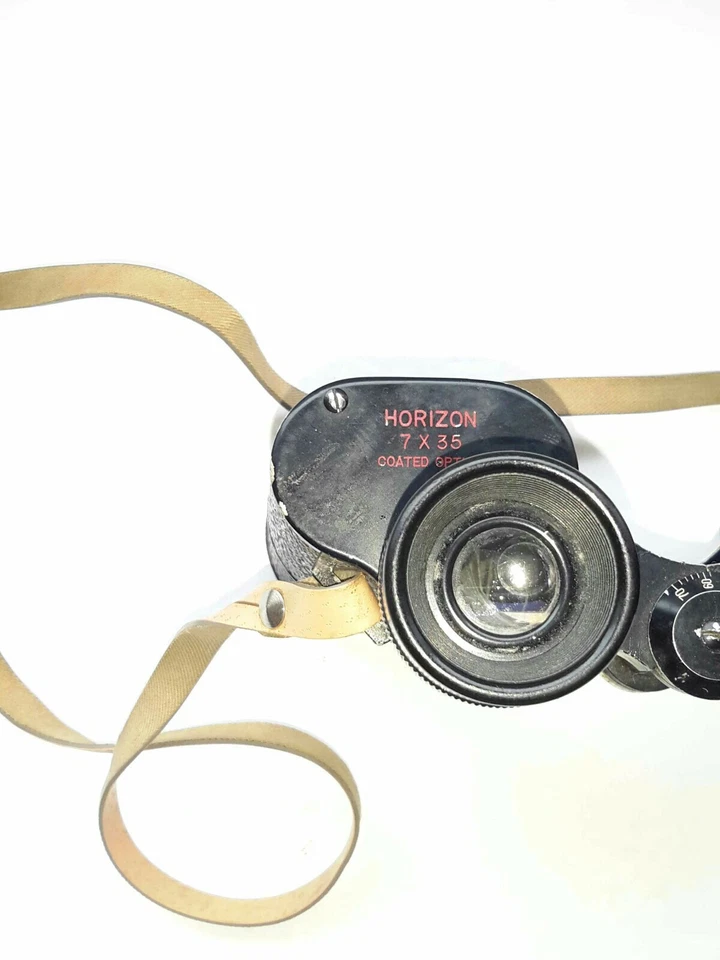 Horizon coated 7x35mm binoculars Art.No.35 fov 341ft @1000yds No.57319 with case - Image 3 of 4