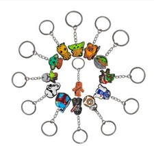 lot 100pcs cartoon anime YODA mix Keychain Key Chain Girls boy Keyring gifts