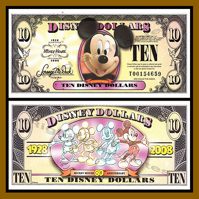 Disney 10 Dollars, 2008 Series 