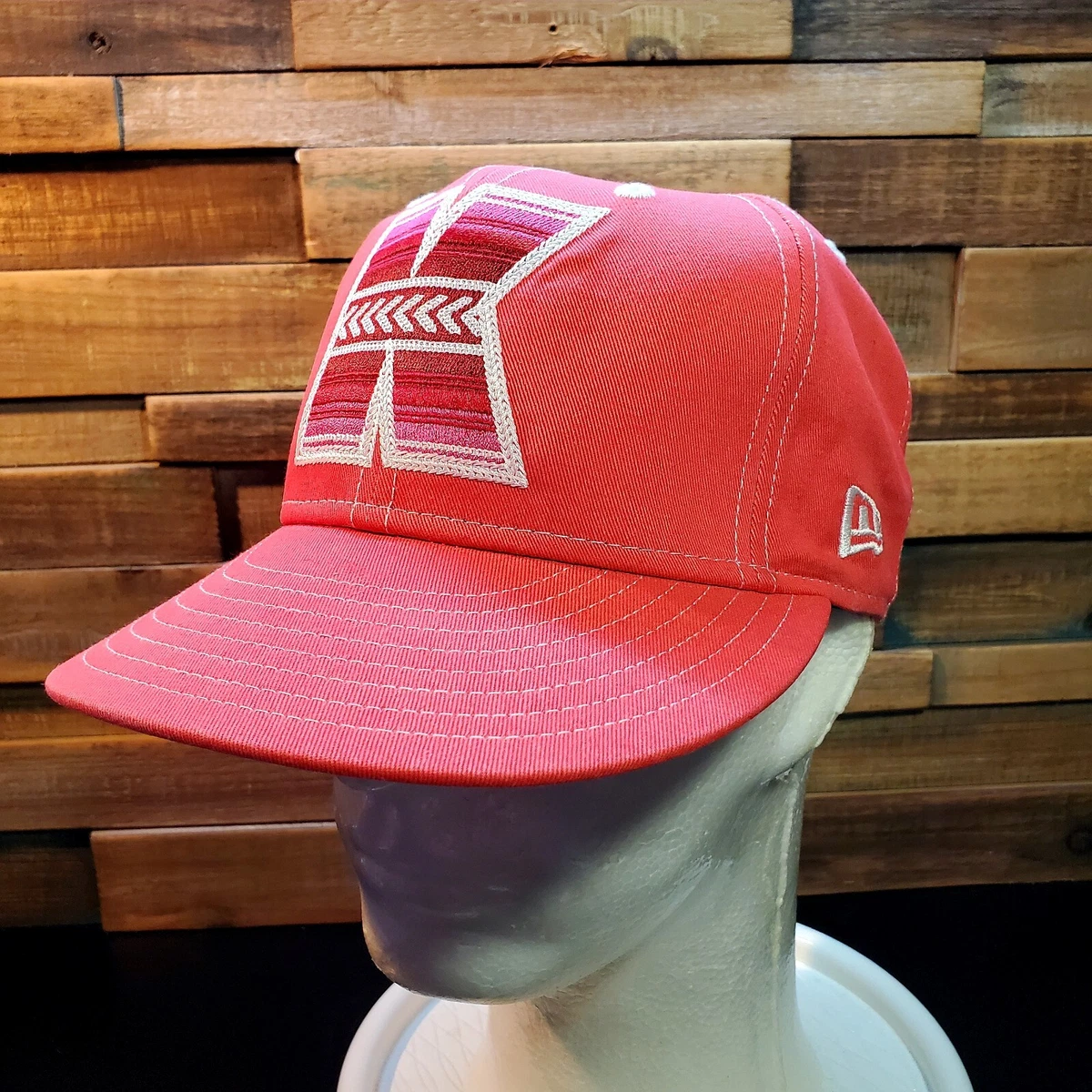 mens pink fitted hat