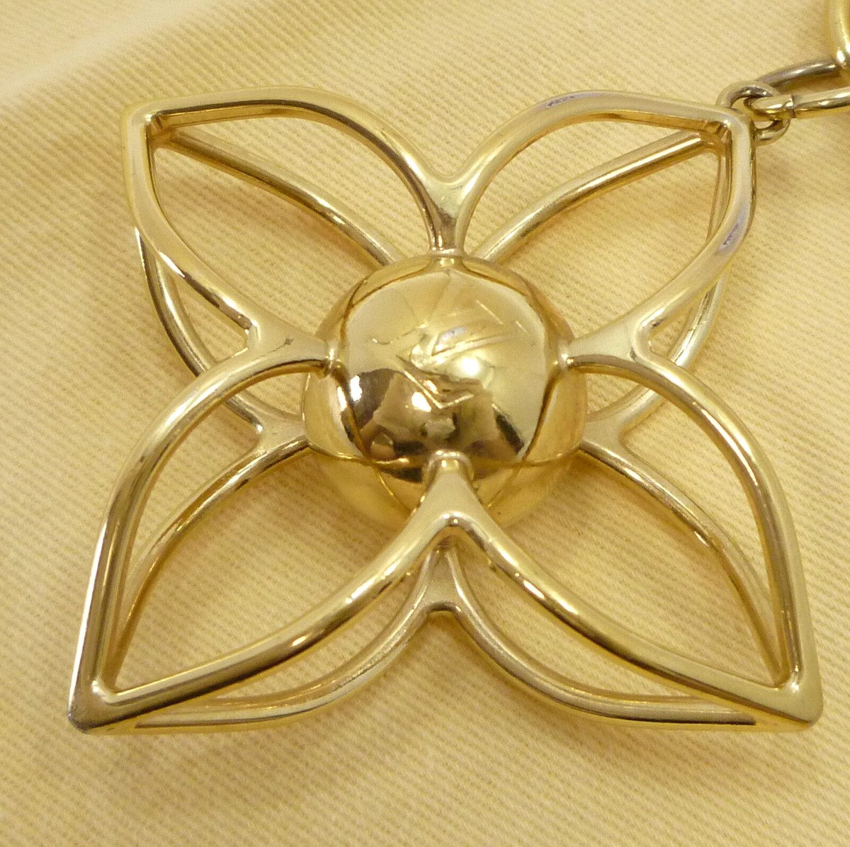 Authentic LOUIS VUITTON Sphere Bag Charm M61024 Gold Authentic LOUIS VUITTON Sphere Bag Charm M61024 Gold
