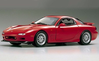 MAZDA RX-7 EFINI RHD RED FD-3S BRAND NEW IN DAMAGED BOX 1:18 BY