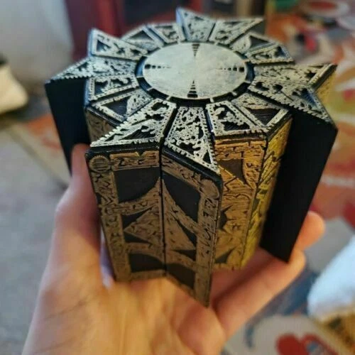 Lament Hellraiser Working Configuration Horror Lock Cube Pinhead Puzzle Box - Picture 4 of 8