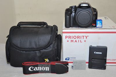 Canon EOS Rebel XSi 12.2 MP - Black -(Body Only)+ Extras, Low Shutter Count 7600