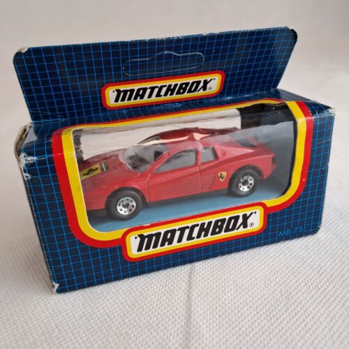 Matchbox MB-75 Ferrari Testarossa in box - Picture 1 of 7