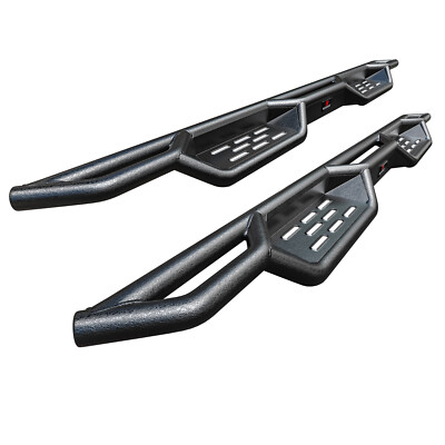 APS Black Drop Down Steps Fit 10-24 Toyota 4Runner Limited