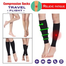 23-32 mmHg Calf Compression Sleeve Socks Women men Running Nurses Flight Travel