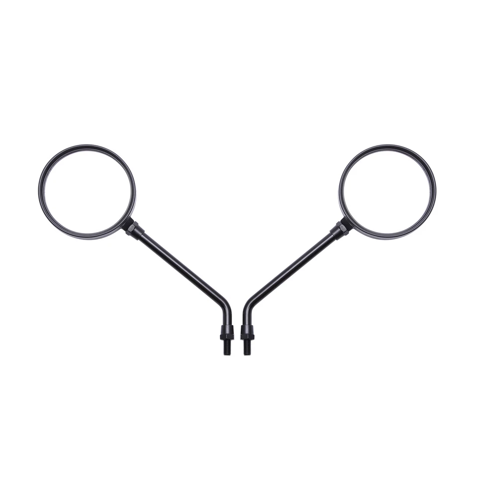 Espejos retrovisores laterales redondos para motocicleta Kawasaki KZ1100 KZ1000 KZ900 KZ750 Foto 3 de 4