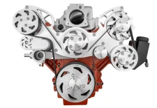 LS CHEVY LS3 Serpentine Kit All Inclusive AC ALT PS LS1 Pulleys Billet Bracket