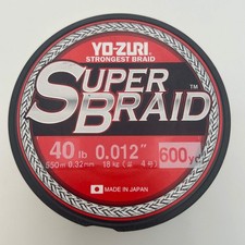 Yo-Zuri SuperBraid 40 lb Blue 600 Yard Fishing Line New