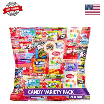 Assorted Candy Mix - Variety Pack of Gummies, Sour Candy, and Chewy Treats - ...