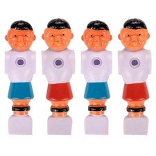 Game Room Guys Foosball Men - 2 Blue and 2 Red - Package of 4 - 26-1484-00, 26-1