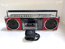 SANYO MR-U4SL Portable Radio Cassette Recorder FM AM w/Adapter FullyFunction