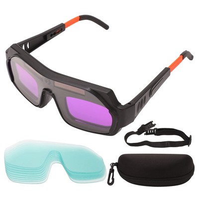 Solar Auto Verdunkelung Schweißbrille Augenschutz Maske Helm für Schweißer Löten