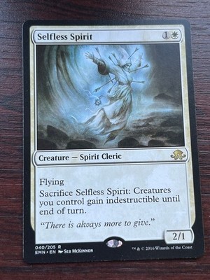 4x SELFLESS SPIRIT - Eldritch Moon - MTG - Magic the Gathering