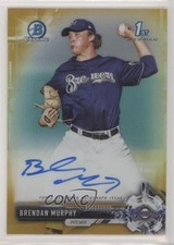 2017 Bowman Draft Chrome Pick Gold Refractor /50 Brendan Murphy Auto 0zj6