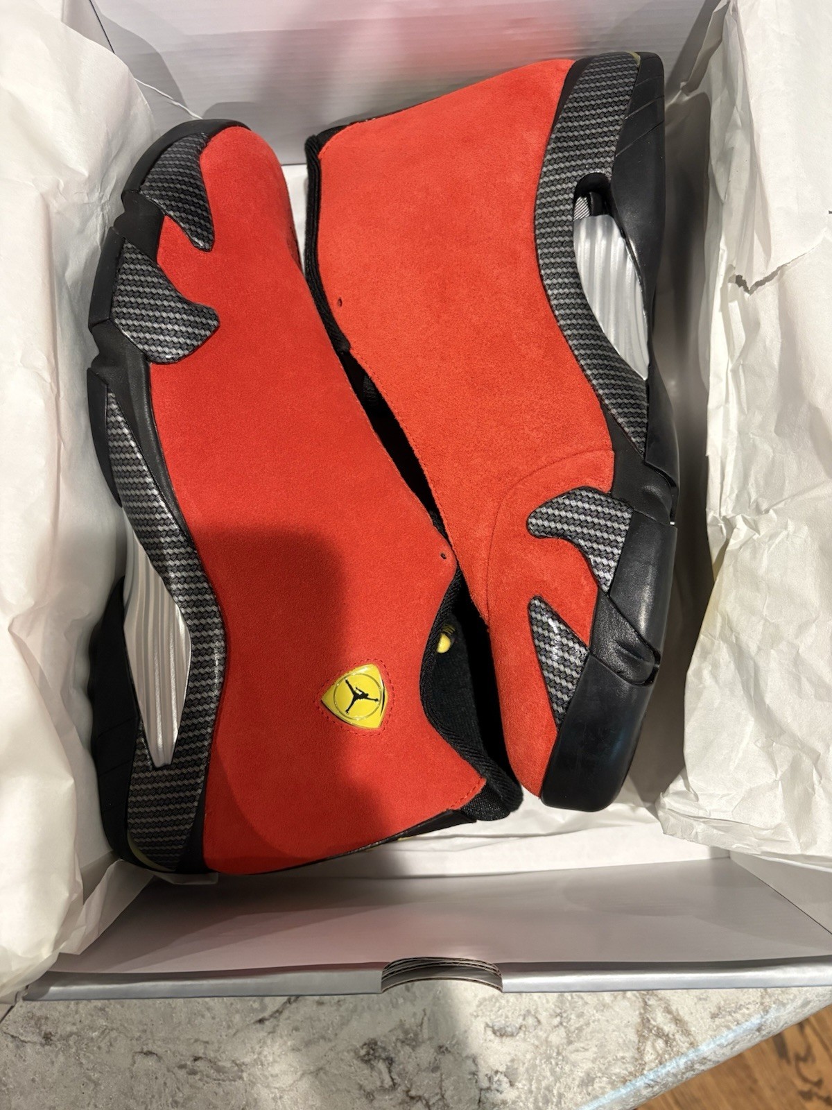 Mens Air Jordan 14 Ferrari Red Size 11 2025