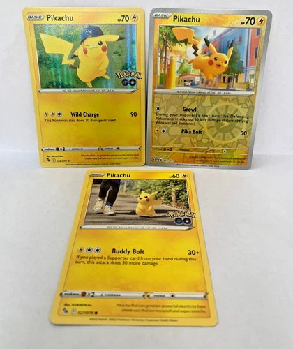 Epic Collection 3 Elegant Pikachu Set Holo Foil Rare Pokemon Cards PSA 8-9