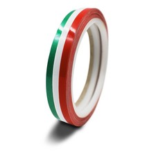 3er Set Zierstreifen in Landesfarben Dekorstreifen Auto Motorrad -  Italien 09