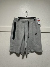 Nike Sportswear Tech Fleece Shorts FB8171-063 Grey Men’s Size L-Tall New