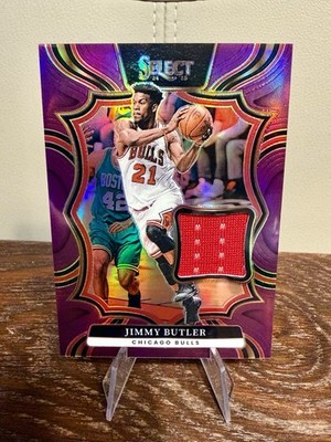 Panini Select 24-25 Jimmy Butler Bulls Throwback Mem Purple/99 Game Worn  - NEW