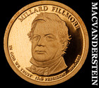 2010-S Millard Fillmore Presidential Dollar - Choice Gem Proof  Lustrous  #M660 — photo 1
