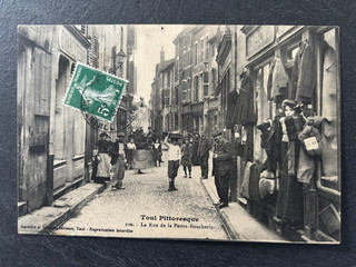 CPA TOUL La Rue de la Petite boucherie N° 100