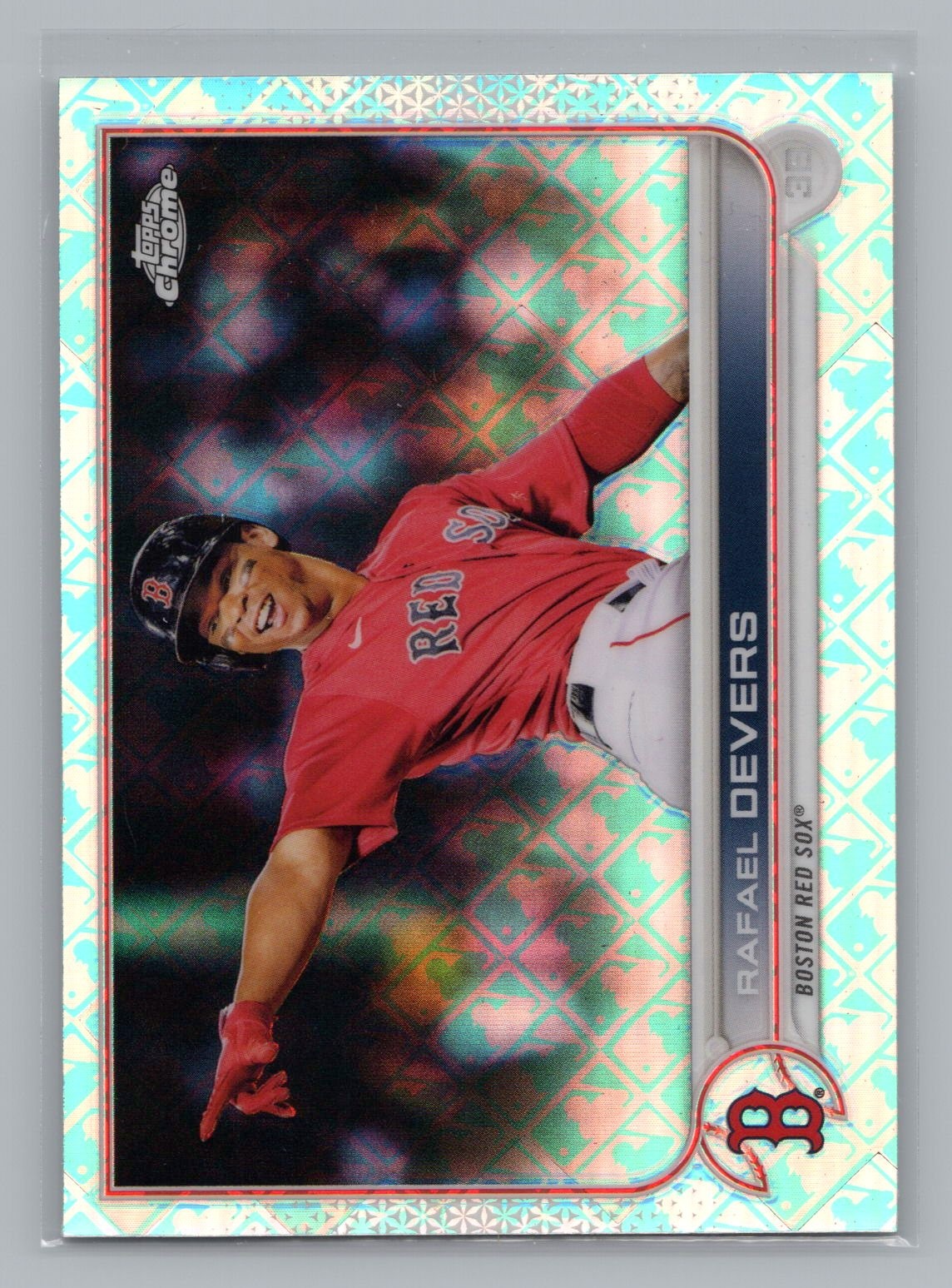 2022 Topps Chrome Logofractor Edition #47 Rafael Devers