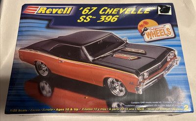 Revell '67 Chevelle SS 396  Kit 85-2183 California Wheels Sealed Parts Free Ship