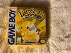 Pokemon Pikachu Yellow Special Edition Nintendo Game Boy~ Cart + All  Inserts