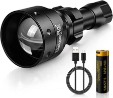 1503 850Nm IR Illuminator Flashlight Lights for Night Vision 50MM Lens Zoomable 